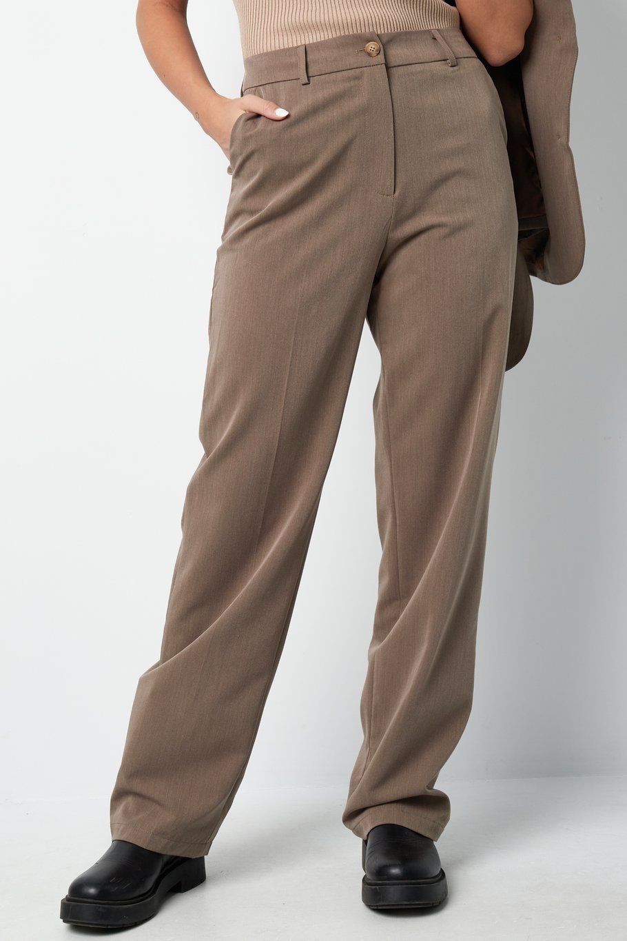 Show Your Smile trousers - grey Picture3