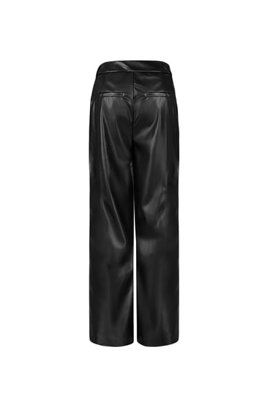 PU broek trendy must - Zwart h5 Afbeelding7
