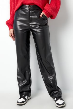 PU pants trendy must - Red h5 Picture2