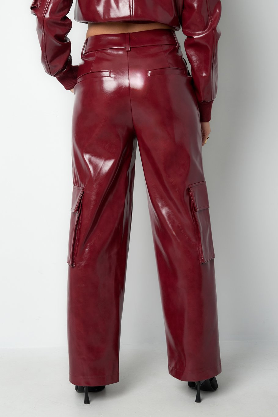 Trendy Cargohose - Schwarz Bild7