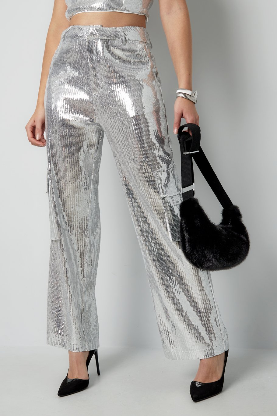 Carico glitterato - Colore argento Immagine3