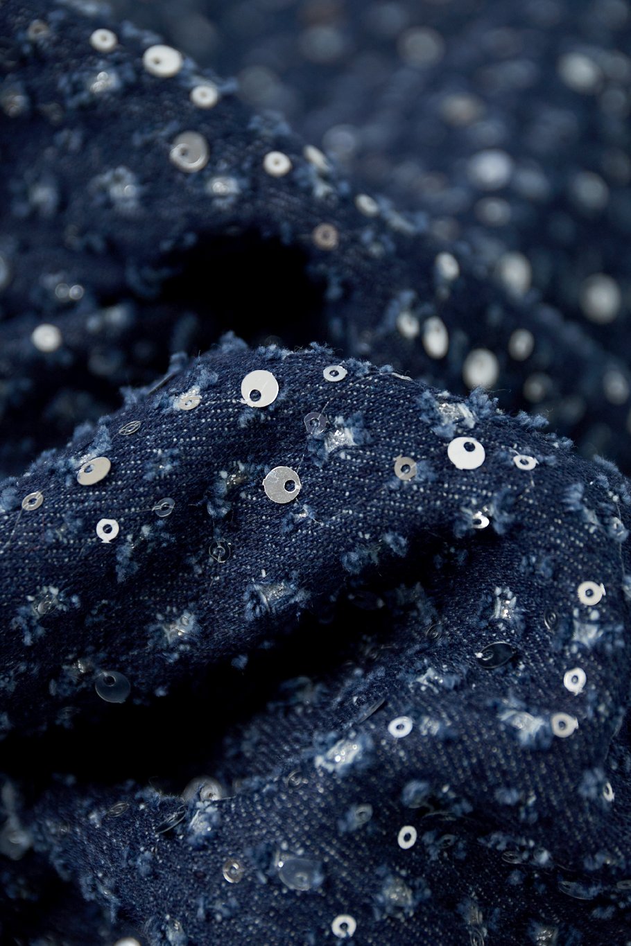 Vaqueros de mezclilla con lentejuelas - Azul Imagen3
