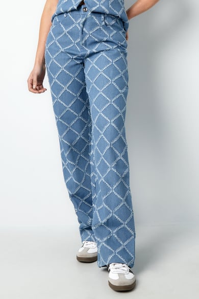 Grids of grace jeans - Light blue h5 Picture2