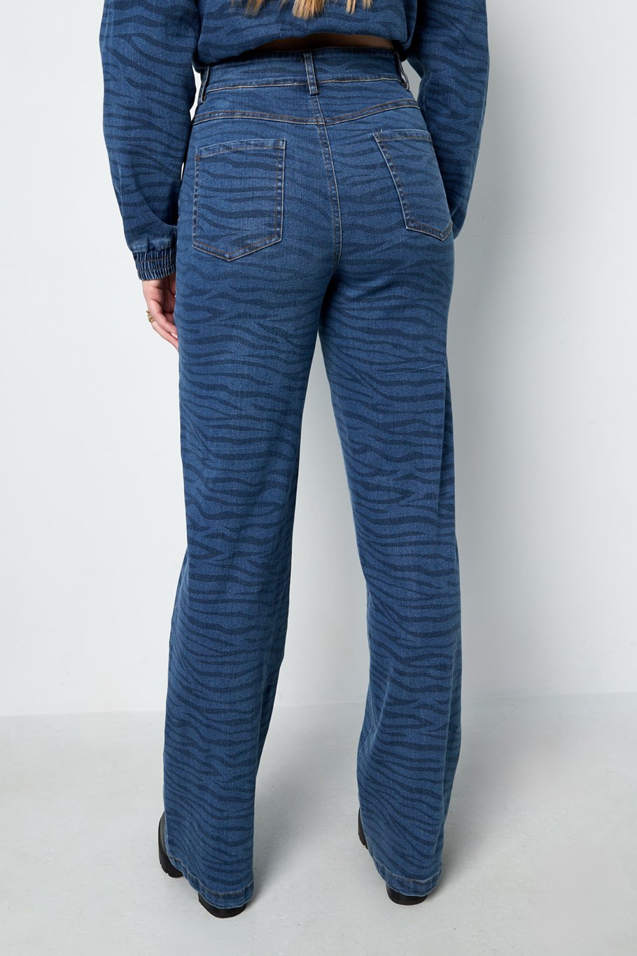 Twinning zebra style Trousers - Blue Picture6