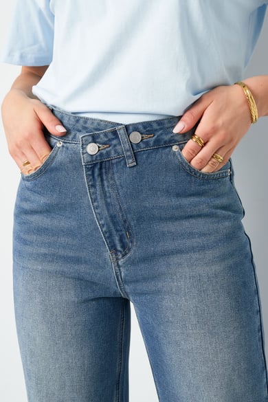 Jeans denim con cerniera h5 Immagine4