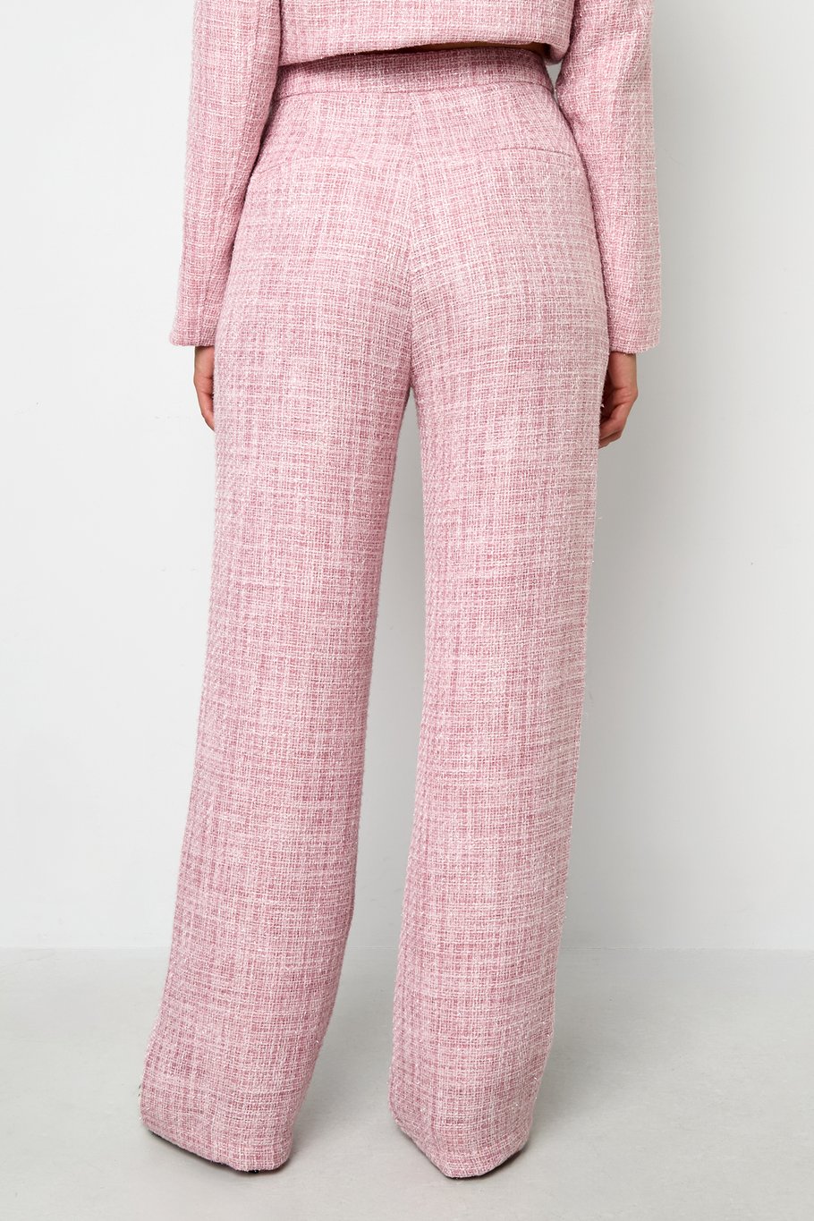 Polyesterfaser (Polyester) Gerade Hose Kariert Elegante Herbst-/Winterkleidung h5Bild10