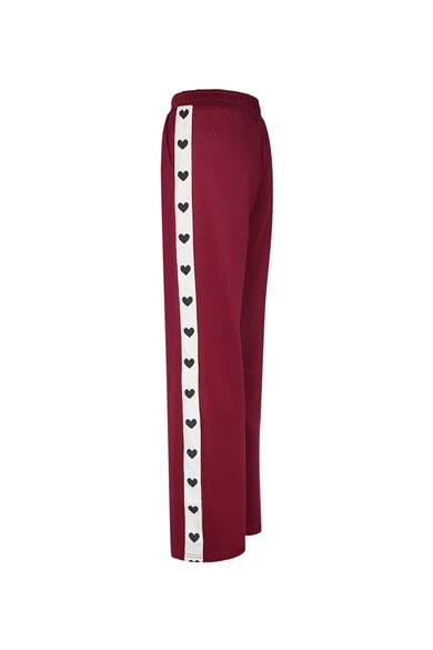 Pants with hearts on the side - red h5 Picture11