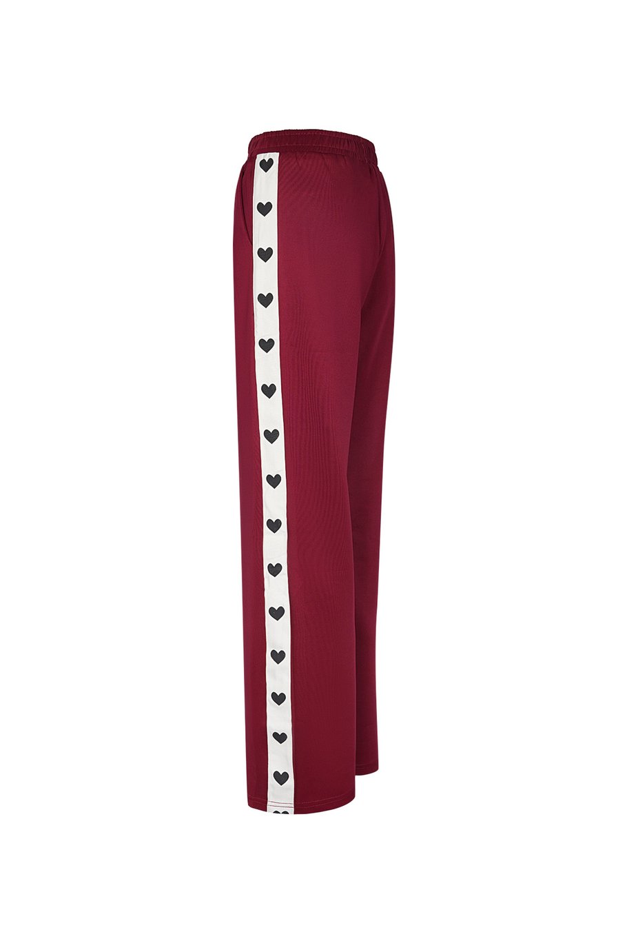 Pants with hearts on the side - red Picture11