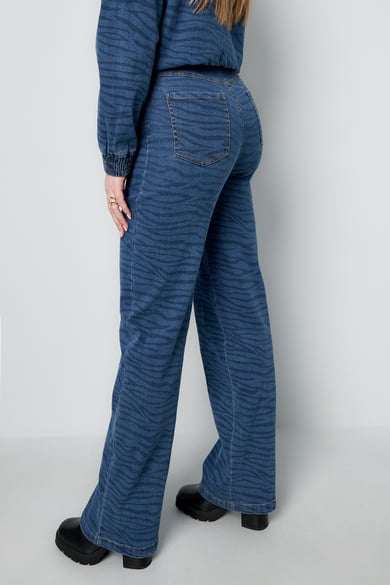 Twinning zebra style Trousers - Blue h5 Picture3