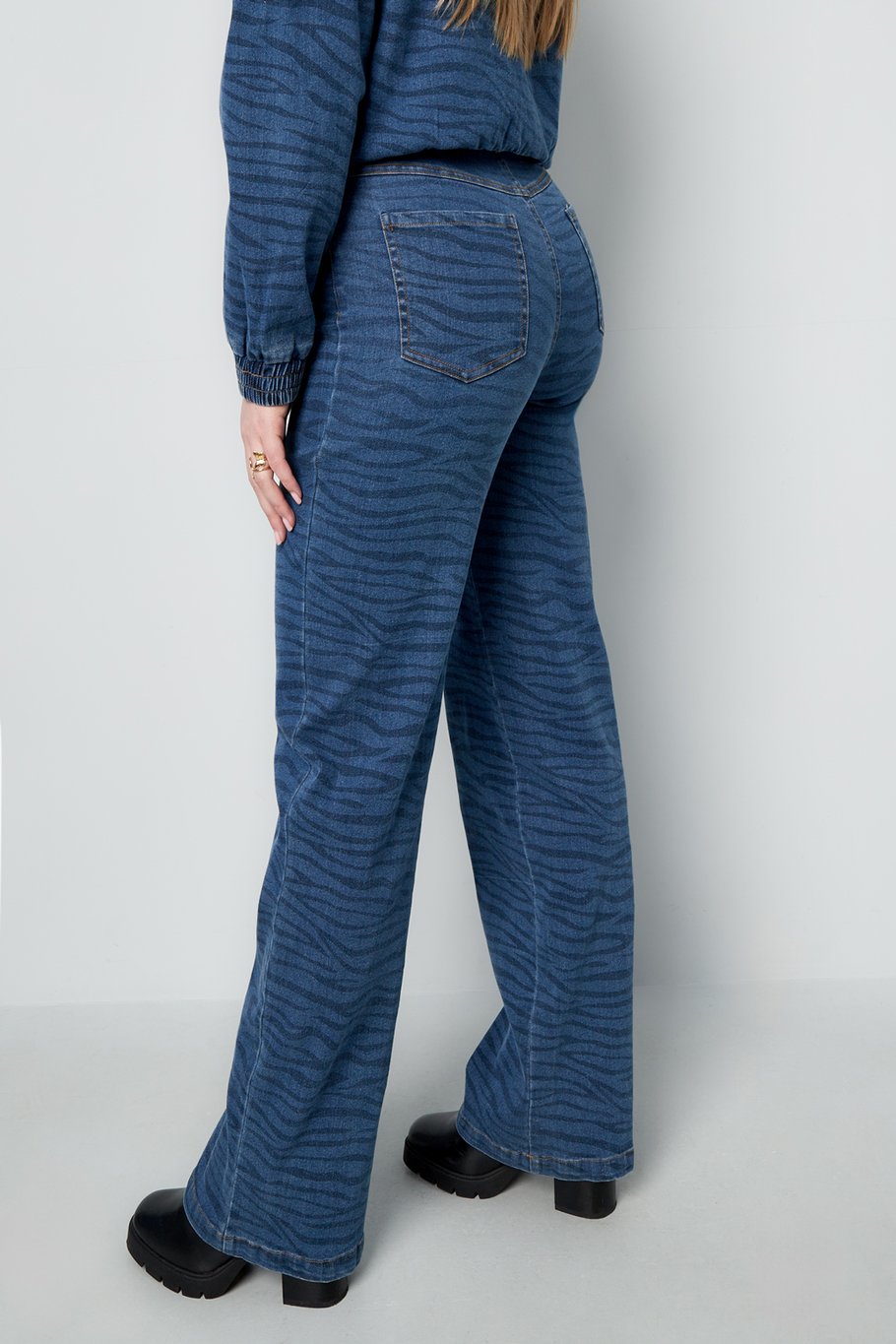 Twinning zebra style Trousers - Blue Picture3