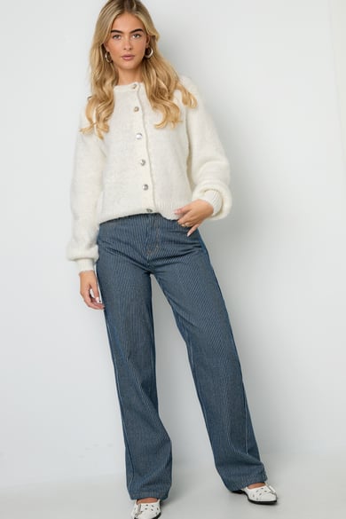 Cotton Denim pants Stripes Casual All Fit  Clothes h5 Picture5