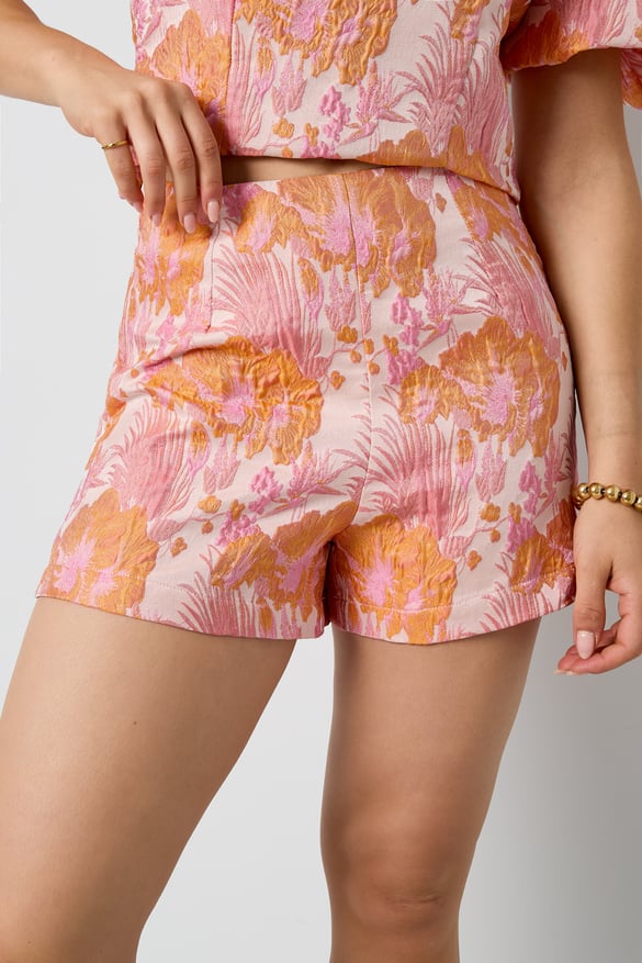Shorts Floral print Elegant Spring/Summer
