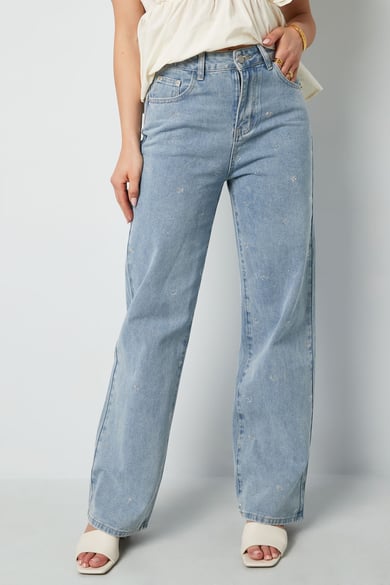 Denim Jeans Glitzer Herz h5 Bild4