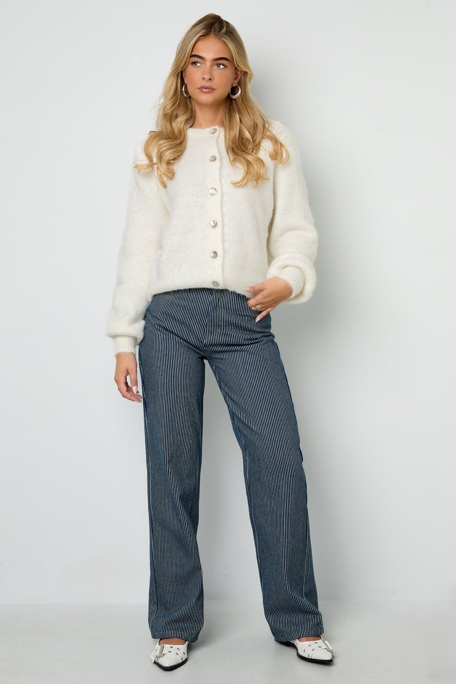 Cotton Denim pants Stripes Casual All Fit  Clothes Picture7