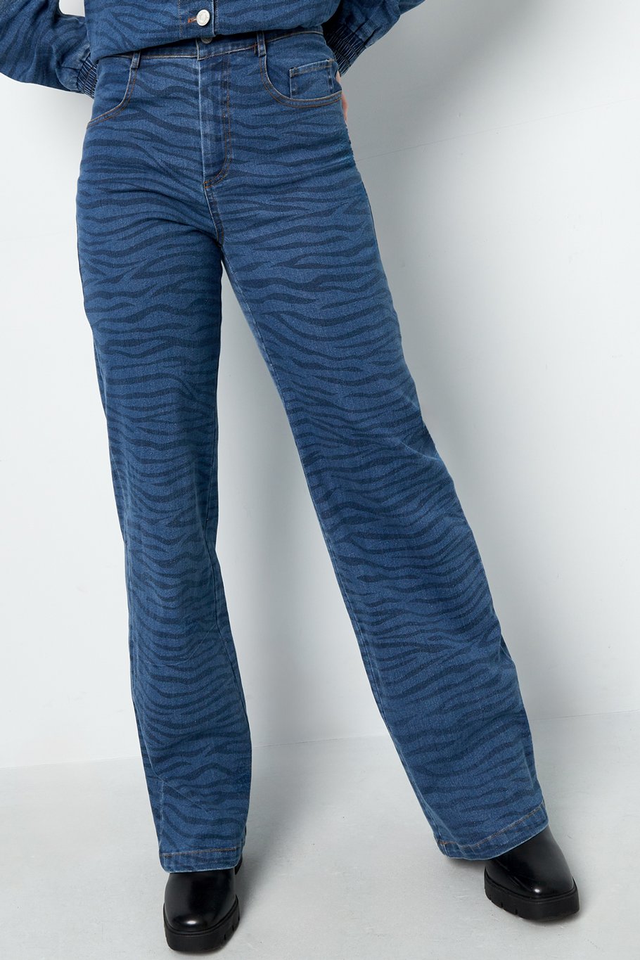 Twinning zebra style Trousers - Blue Picture2