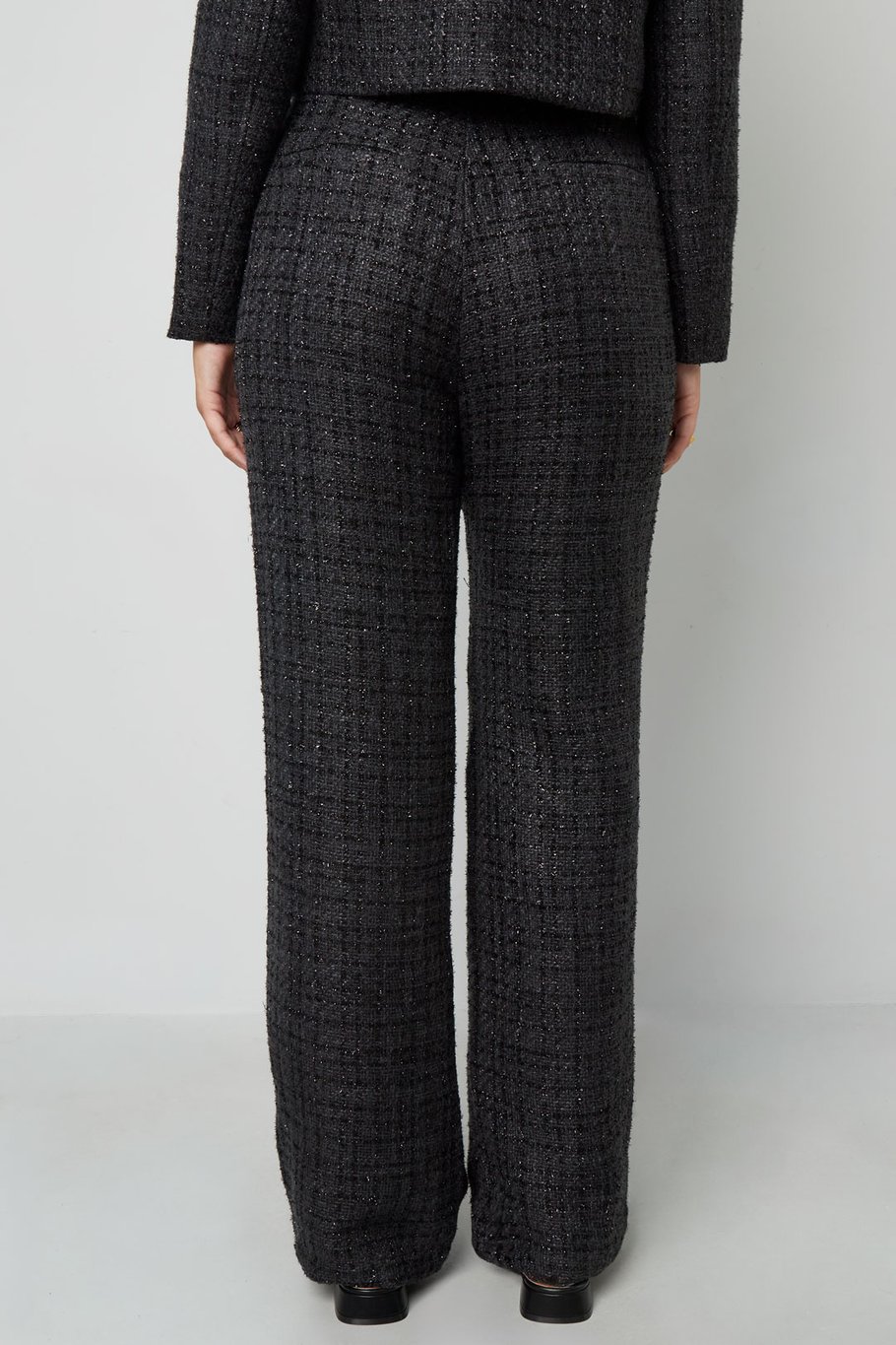 Polyesterfaser (Polyester) Gerade Hose Kariert Elegante Herbst-/Winterkleidung h5Bild7