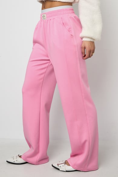 Polyester fiber (polyester) Straight pants Solid color Sporty All Fit  Clothes h5 Picture9