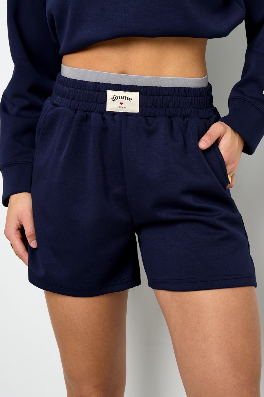 Polyester fiber (polyester) Shorts Solid color Sporty All Fit Clothes h5Picture6