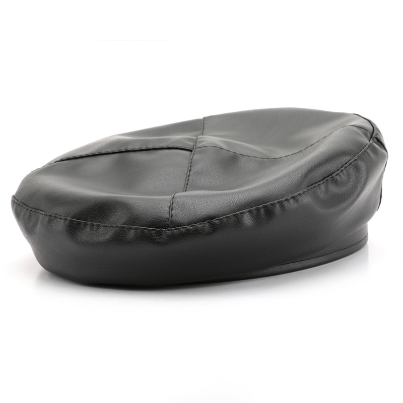 1 Piece Retro Elegant Solid Color PU Beret Picture6