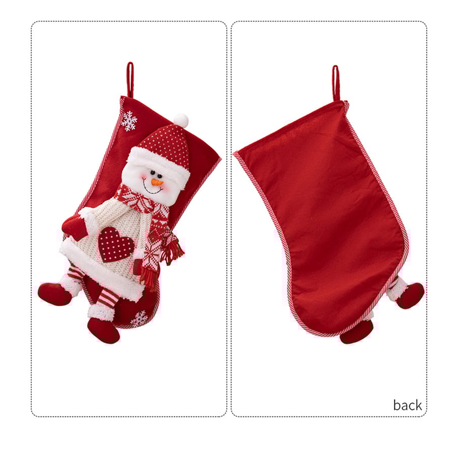 1 Stück süßer dekorativer Weihnachtsstrumpf Bild6