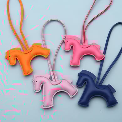 1 Piece Cute Horse PU Bag Charm h5 Picture3