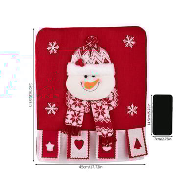 1 Stück weihnachtlicher dekorativer Stuhlbezug h5 Bild4