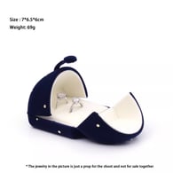 royal blue/couple rings box Resim4