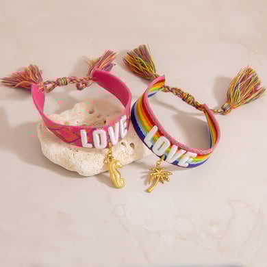 1 Piece Fabric Charm Bracelet h5 Picture3