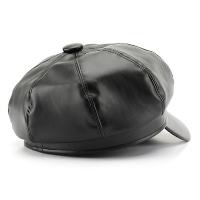 1 Piece Elegant Solid Color PU Beret h5 Picture6