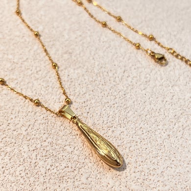 1 Piece Stainless Steel Gold Color Pendant Necklace h5 Picture2