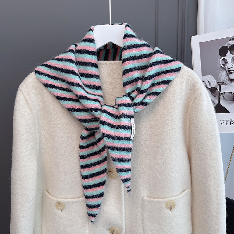 1 Piece Casual Strip Rayon & Wool Shawl h5Picture3