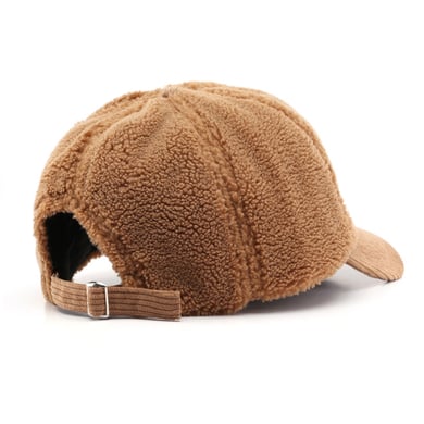 1 Piece Casual Solid Color Plush Baseball Cap h5 Picture6