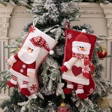 1 Stück süßer dekorativer Weihnachtsstrumpf h5 Bild2