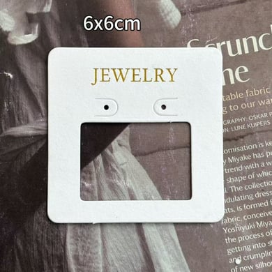 Mücevher Paketleme Kartları Özelleştirilmiş Logolar Mevcuttur h5 