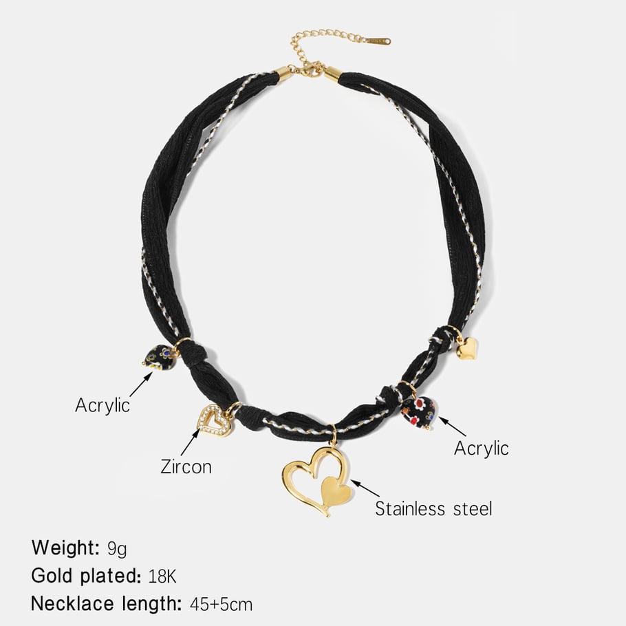 1 Piece Classic Series Retro Irregular Shape Stainless Steel  Women's Pendant Necklaces 