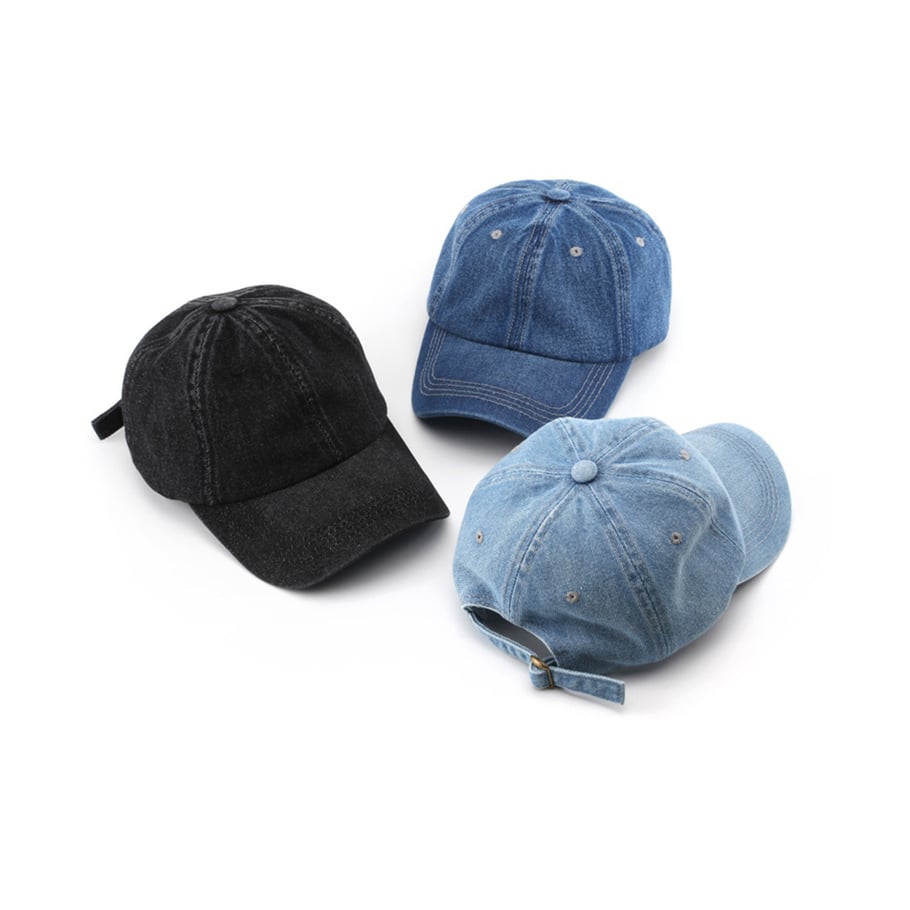 1 Piece Casual Denim Baseball Cap Picture2