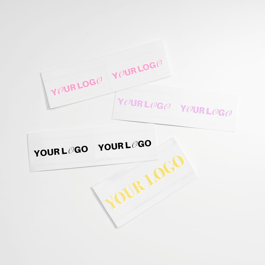 Customize Crystal Label Transfer Sticker With LOGO