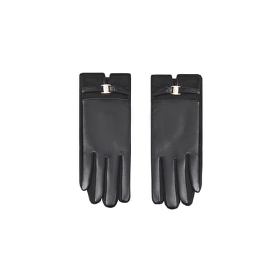 1 Pair Simple  Elegant Solid Color PU Women's Gloves h5 Picture2