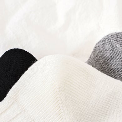 Leichte, luxuriöse Damensocken aus reiner Baumwolle mit Strassbesatz und hohlem Herz h5 Bild4