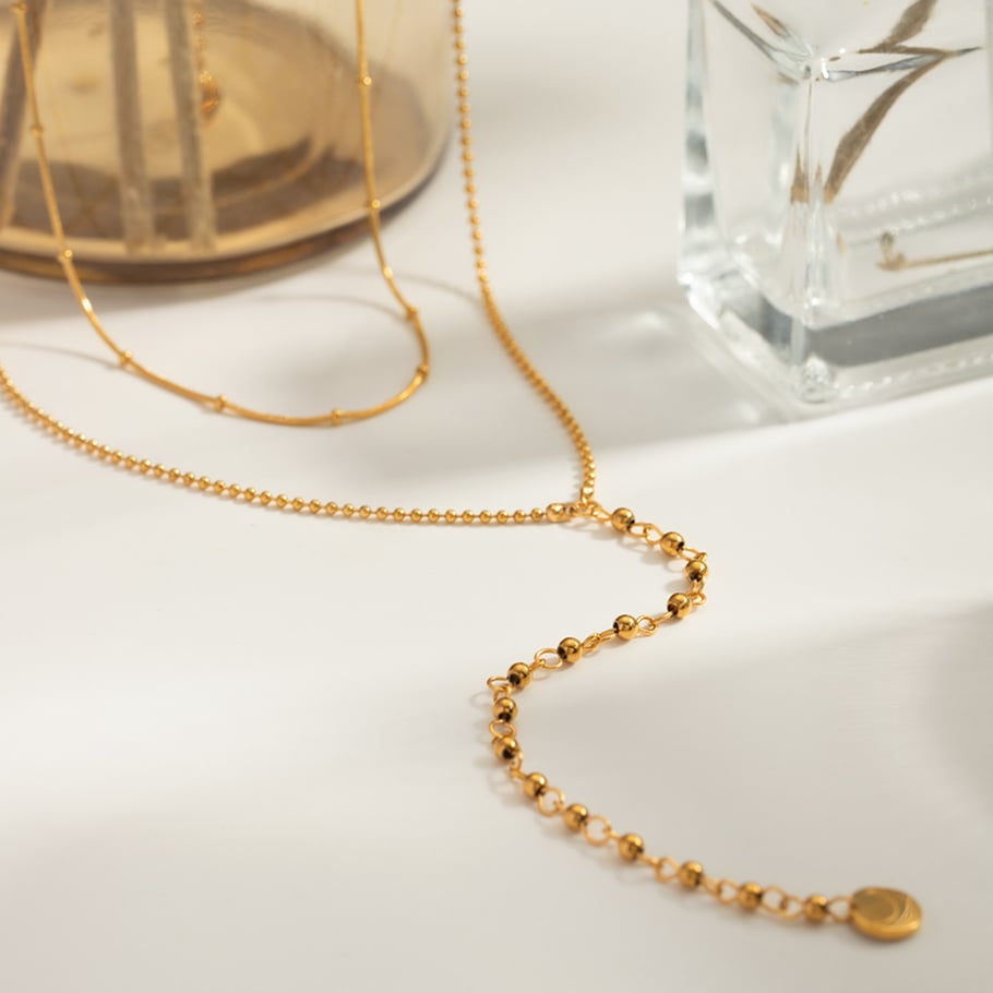 1 Piece Simple Style C Shape Stainless Steel 18K Gold Plated Women's Pendant necklaces Picture5