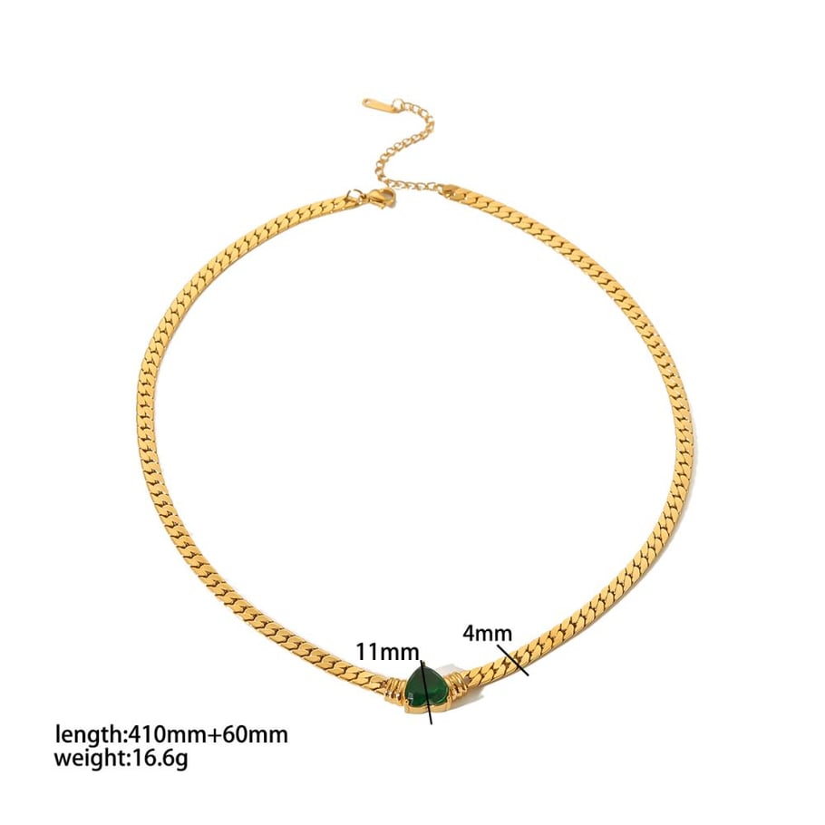 1 Piece Simple Series Daily Geometric 18K Gold Plated Zircon Chain Bracelets Picture8