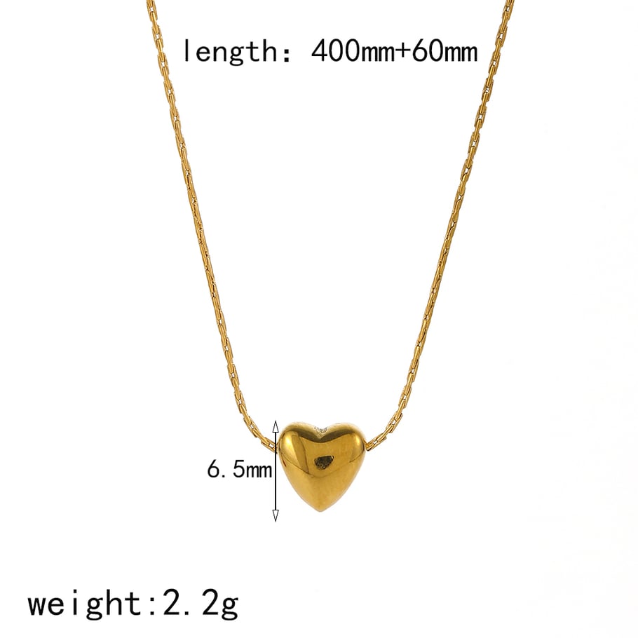 1 Stück Simple Series Einfache geometrische 18 Karat vergoldete Anhängerketten Bild7