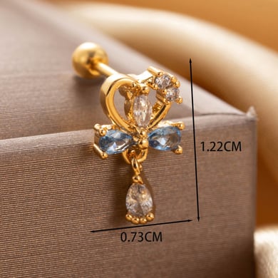 1 Pair Simple Series Classic Heart Titanium Steel No Plating Material Zircon Women Stud Earrings h5 Picture4