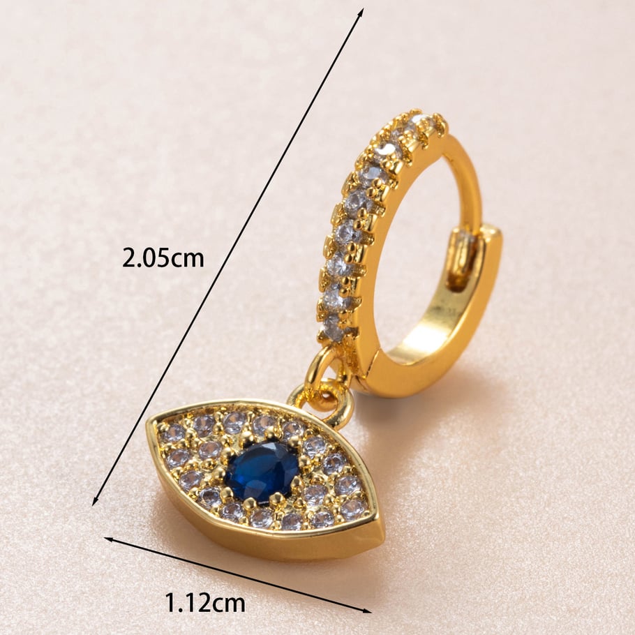 1 Paar Simple Series Simple Flower Kupfer Kein Beschichtungsmaterial Zirkon Damen Ohrstecker Bild3