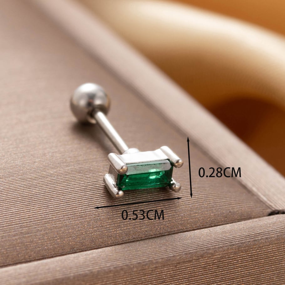 1 Pair Simple Series Classic Heart Titanium Steel No Plating Material Zircon Women Stud Earrings Picture4