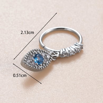 1 Pair Simple Series Simple Geometric Copper No Plating Material Zircon Women Stud Earrings h5 Picture3