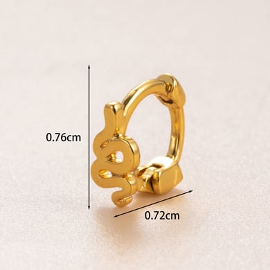 1 Paar Simple Series Simple Flower Kupfer Kein Beschichtungsmaterial Zirkon Damen Ohrstecker h5 Bild6