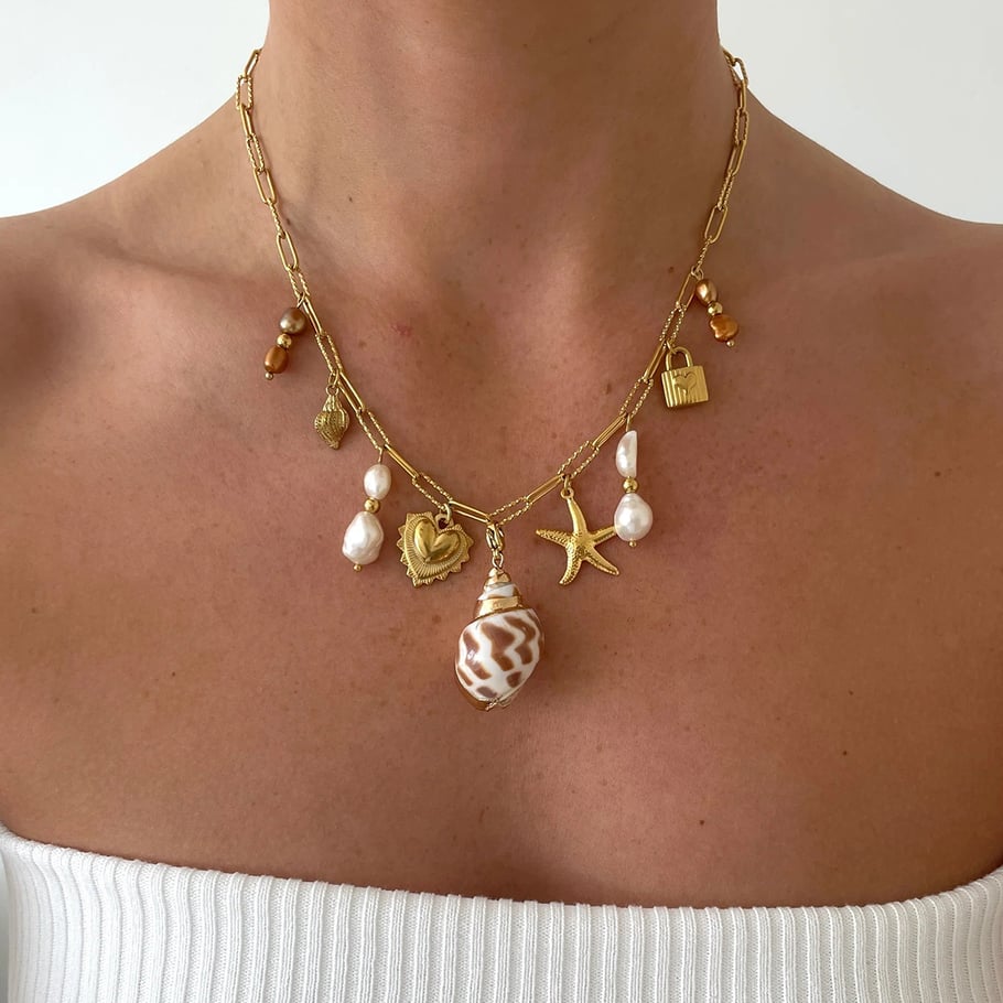 1 Piece Simple Series Vacation Turtle Stainless Steel 18K Gold Plated Women Pendant Necklaces Picture3