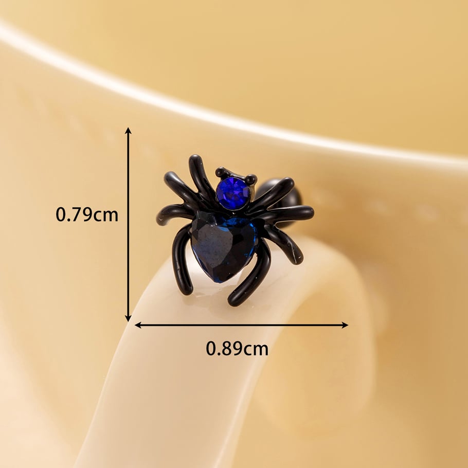 1 Pair Simple Series Classic Animal Titanium Steel No Plating Material Zircon Women Stud Earrings Picture8
