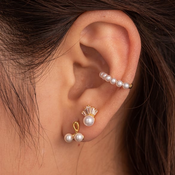 1 Pair Simple Series Simple Geometric Copper No Plating Material Zircon Women Stud Earrings